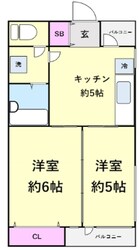 ヴァレーハイム若宮の物件間取画像